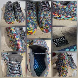 NOBULL PROJECT TRAINING PRINT SNEAKERS COLORFUL CAMO SIZE14